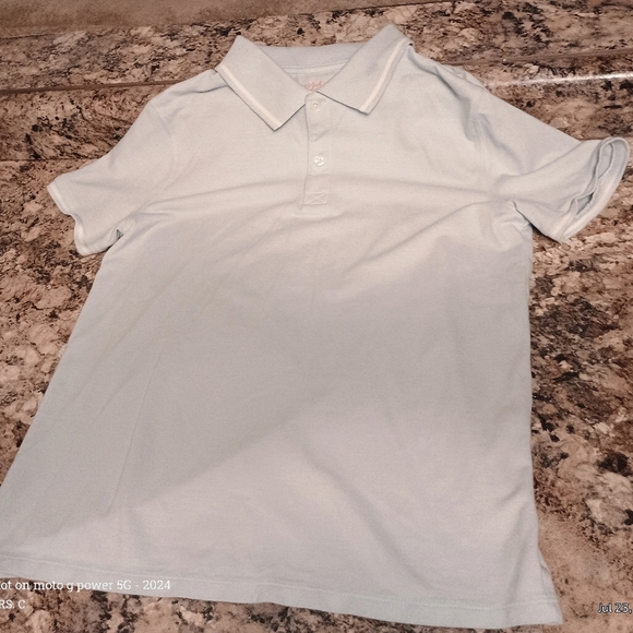 Cat & Jack Blue Polo Shirt Classic Design XL Boys - Picture 1 of 3